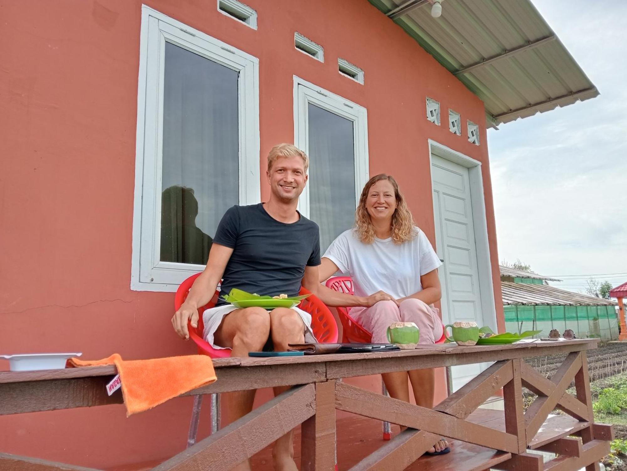 Vulkaan Homestay Berastagi Kültér fotó